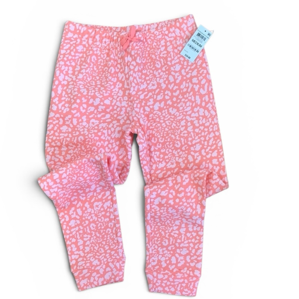 Ideology Girls Pink Leopard Print Joggers NWT Size Medium